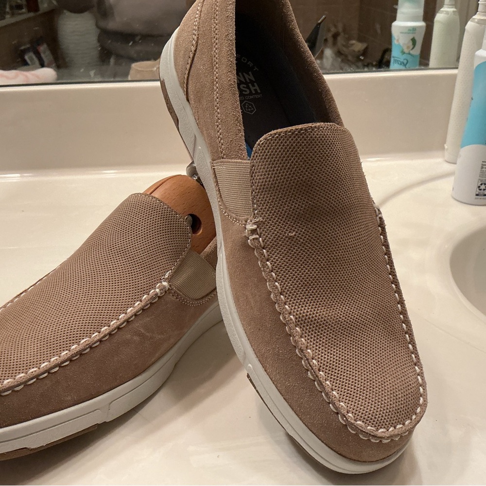 nun Bush Men's Tan Slip-On Shoes